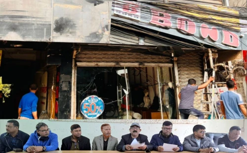 ঝিনাইদহে বন্ড শোরুমে হামলা, আড়াই কোটি টাকার ক্ষতি