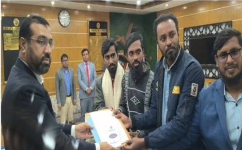 মেহেরপুরে এনসিপি প্রার্থী সোহেল রানার পক্ষে মনোনয়ন উত্তোলন‎