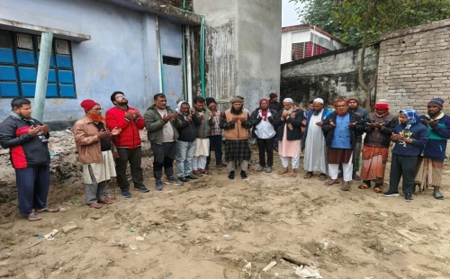 আন্দুলবাড়ীয়া বাজার কমিটির অফিস ভবনের ভিত্তিপ্রস্তর উদ্বোধন