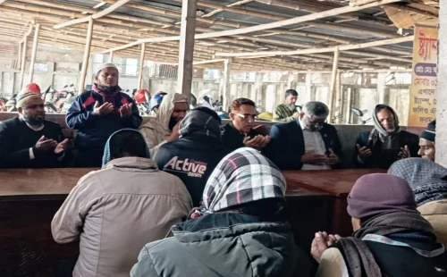 চুয়াডাঙ্গায় আইনজীবীর সহকারী শাহিনের জন্য দোয়া মাহফিল