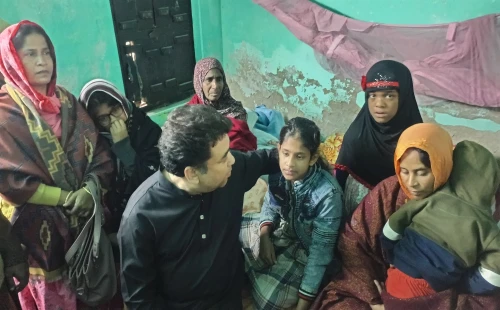 সেনা হেফাজতে মৃত্যুর পর ডাবলুর পরিবারের পাশে সিআইপি সাহিদুজ্জামান টরিক