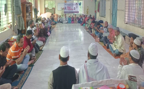 জীবননগরে বিএনপি নেতা ডাবলুর জন্য দোয়া মাহফিল