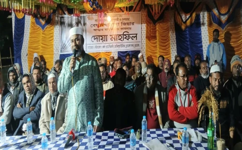 চুয়াডাঙ্গা ও হারদীতে খালেদা জিয়ার মাগফিরাত কামনায় দোয়া মাহফিলে শরীফুজ্জামান