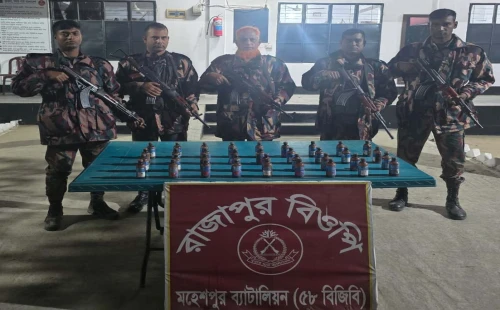 জীবননগর ও মহেশপুর সীমান্তে বিজিবির পৃথক অভিযান