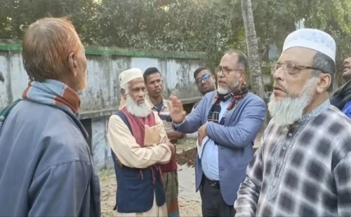 দর্শনায় ধানের শীষ প্রতীকের পক্ষে গণসংযোগ