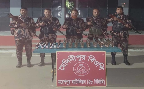 জীবননগর ও মহেশপুর সীমান্তে বিজিবির অভিযান