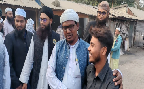 চুয়াডাঙ্গা পৌর এলাকায় হাতপাখার গণসংযোগ