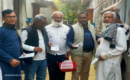 চুয়াডাঙ্গা-১ এ ধানের শীষের পক্ষে প্রবীণ কর্মীদের সক্রিয় প্রচারণা