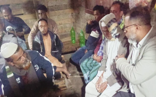 দর্শনায় বাবু খানের পক্ষে ধানের শীষের গণসংযোগ