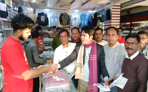 মুজিবনগরে যুবদলের নির্বাচনী প্রচারণা
