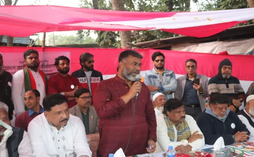 চুয়াডাঙ্গায় নারীদের সঙ্গে কুশল বিনিময় ও নির্বাচনী সভায় শরীফুজ্জামান