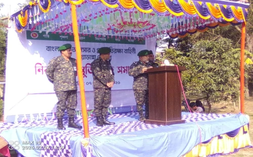 চুয়াডাঙ্গায় আনসার-ভিডিপির হাজিরা প্যারেড