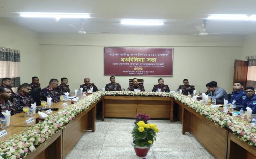 নির্বাচনকালীন নিরাপত্তা প্রস্তুতি পরিদর্শনে দামুড়হুদায় বিজিবির মহাপরিচালক