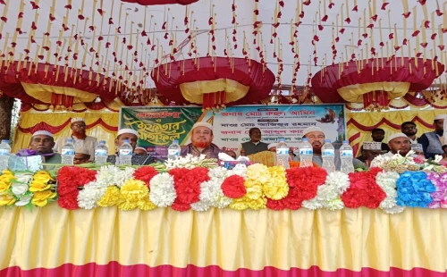 বড়বলদিয়ায় এমপি রুহুল আমিনকে সংবর্ধনা