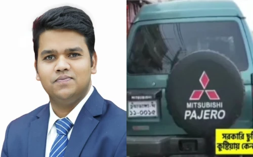ব্যক্তিগত কাজে কুষ্টিয়া শহরের সরকারি গাড়ি ব্যবহার