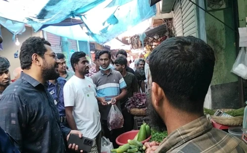 দর্শনা রেলবাজার এলাকায় ভ্রাম্যমাণ আদালতের অভিযান