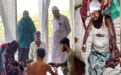 শৈলকূপায় ভিজিএফ’র কার্ডের ভাগাভাগী নিয়ে তুমুল সংঘর্ষ