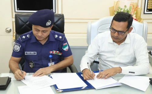 চুয়াডাঙ্গায় নবাগত পুলিশ সুপার রুহুল কবীর খানের যোগদান