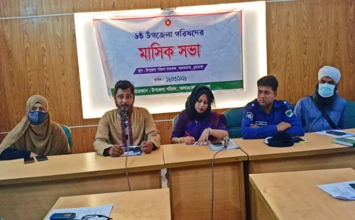 আলমডাঙ্গায় উপজেলা আইনশৃঙ্খলা কমিটির মাসিক সভায় এমপি অ্যাড. রাসেল