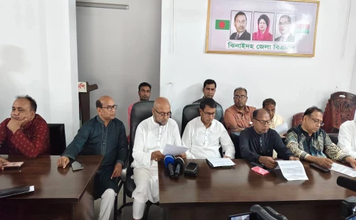 ঝিনাইদহে জেলা কৃষক দলের সংবাদ সম্মেলনে বিএনপির দাবি