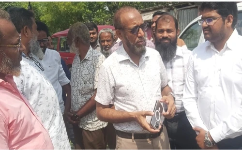 আলমডাঙ্গায় সড়ক নির্মাণ কাজের উদ্বোধন