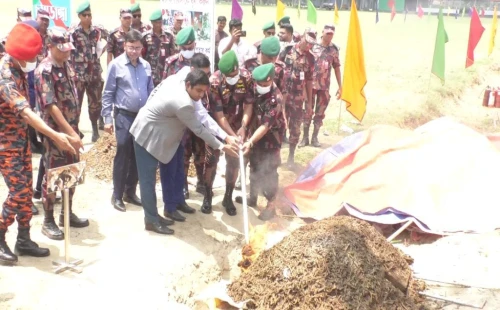 চুয়াডাঙ্গায় বিজিবির ৩ কোটি টাকার মাদক ধ্বংস