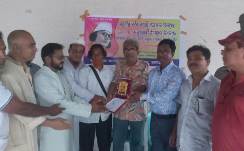 আলমডাঙ্গায় সভা ও গুণীজন সম্মাননা প্রদান