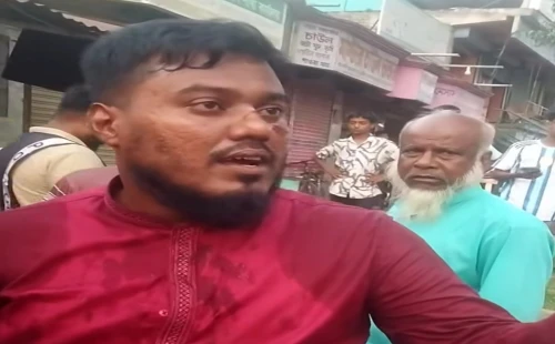 জীবননগরে শ্বশুরবাড়ি যাওয়ার পথে এমপি আমির হামজার