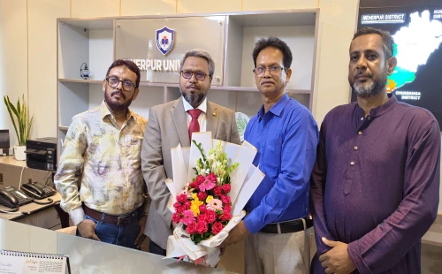 মেহেরপুর বিশ্ববিদ্যালয়ের নতুন উপাচার্য হিসেবে যোগদান করলেন ড. তোজাম্মেল হোসেন