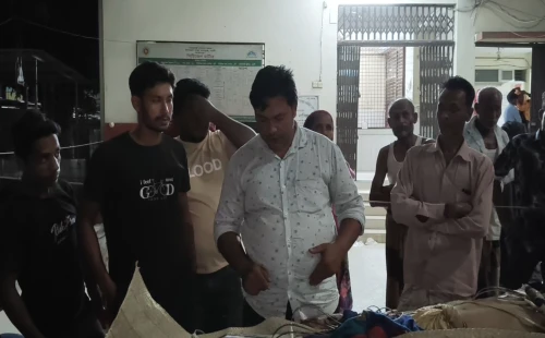 গাংনীতে বিদ্যুৎস্পৃষ্টে ভ্যানচালকের মৃত্যু