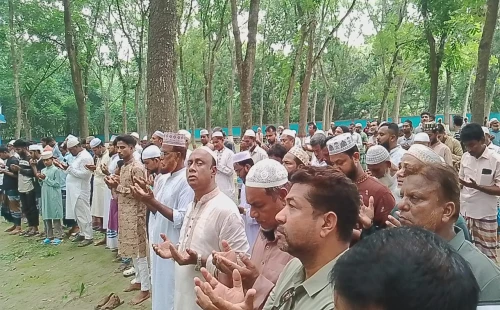 হাউলী ইউনিয়ন পরিষদের সদস্য আব্দুল হান্নানের দাফন সম্প্ন