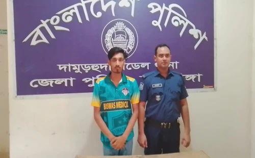 দামুড়হুদায় নিষিদ্ধ ছাত্রলীগের সক্রিয় সদস্য সাব্বির গ্রেপ্তার