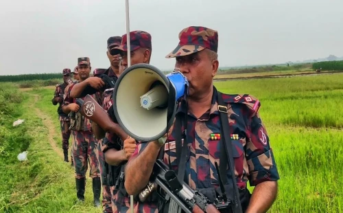 মেহেরপুরের নাজিরাকোনা সীমান্তে ১০ জনকে পুনইনের চেষ্টা