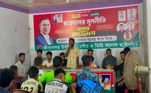 জীবননগরে উপজেলা, পৌর ও ডিগ্রি কলেজ ছাত্রদলের নতুন কার্যালয়ের উদ্বোধন