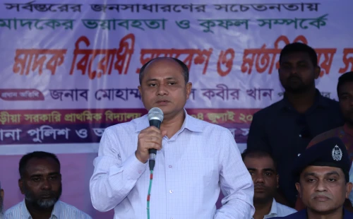দর্শনায় ওপেন হাউস ডে ও দামুড়হুদায় যুব সমাবেশে এসপি রুহুল কবীর খান