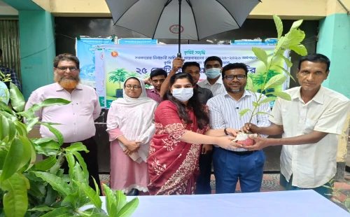 জীবননগরে বৃক্ষরোপণ কর্মসূচির উদ্বোধন