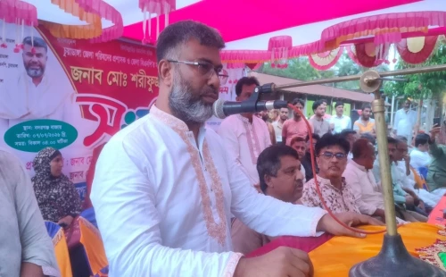 চুয়াডাঙ্গা কুতুবপুর ইউনিয়ন বিএনপির সংবর্ধনা অনুষ্ঠানে শরীফুজ্জামান শরীফ