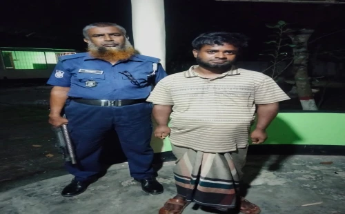 কুতুবপুরে পোস্টার লাগানোর সময় স্বেচ্ছাসেবক লীগ নেতা গ্রেপ্তার