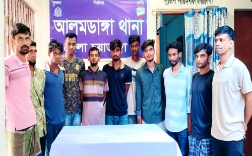 আলমডাঙ্গার বিভিন্ন স্থানে মাদকের বিরুদ্ধে সাড়াশি অভিযান