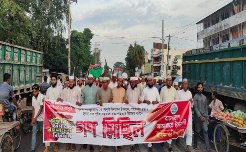 জুলাই গণঅভ্যুত্থানের দ্বিতীয় বর্ষপূর্তিতে চুয়াডাঙ্গা-মেহেরপুরে জামায়াতের গণমিছিল