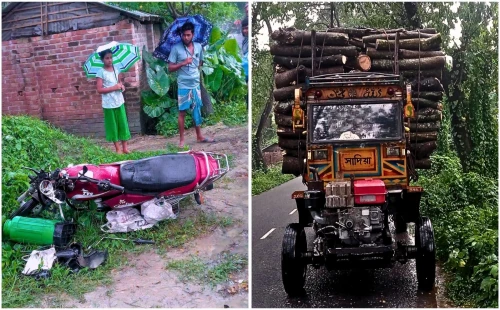 আলমডাঙ্গায় লাটাহাম্বা-মোটরসাইকেল সংঘর্ষে একজন নিহত
