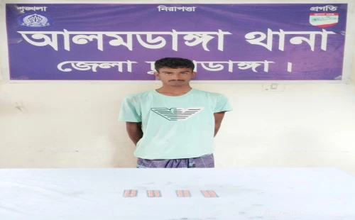 আলমডাঙ্গায় ৪০ ট্যাপেন্টাডলসহ যুবক গ্রেপ্তার