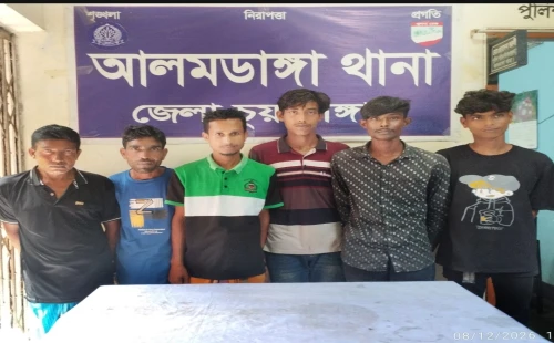 আলমডাঙ্গায় মাদক বিরোধী পৃথক অভিযানে গ্রেপ্তার ৬