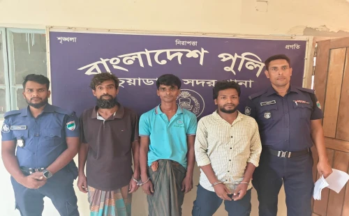 চুয়াডাঙ্গায় মাদক বিরোধী অভিযানে দুই নারীসহ আটক ৬