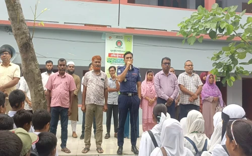 দর্শনা থানার ওসির সচেতনতামূলক মতবিনিময়