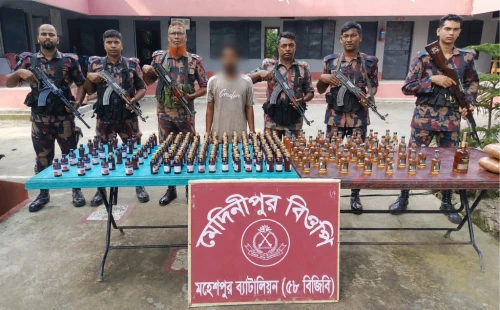 জীবননগর ও মহেশপুর সীমান্তে বিজিবির অভিযান