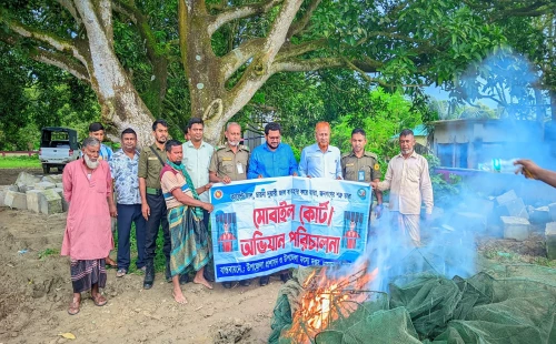দামুড়হুদা ও আলমডাঙ্গায় মোবাইল কোর্টের পৃথক অভিযান