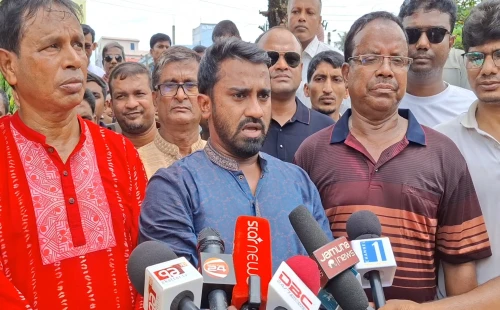ঝিনাইদহে গণমাধ্যমের মুখোমুখি প্রধানমন্ত্রীর রাজনৈতিক সহকারী রাশেদ খান