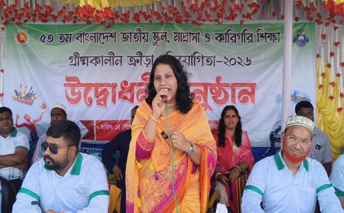 চুয়াডাঙ্গায় জাতীয় স্কুল-মাদ্রাসা ও কারিগরি শিক্ষা গ্রীষ্মকালীন ক্রীড়া প্রতিযোগিতার উদ্বোধন