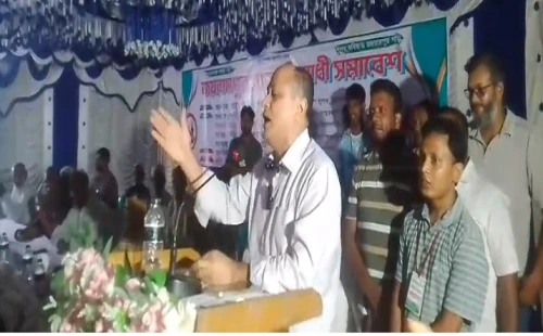 দামুড়হুদার জয়রামপুর মাদক বিরোধী সমাবেশে এসপি রুহুল কবীর খান